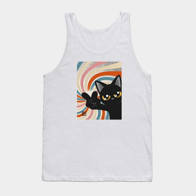 V-sign Tank Top by BATKEI